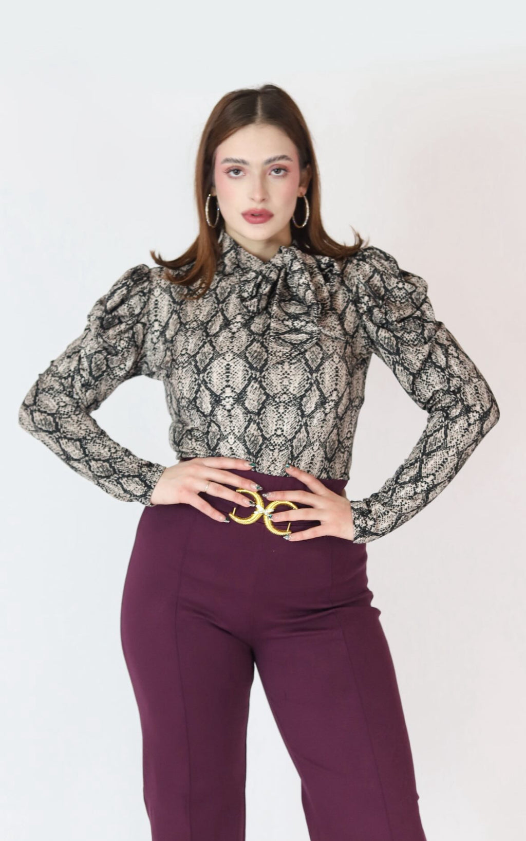 Blusa Imperio Snake