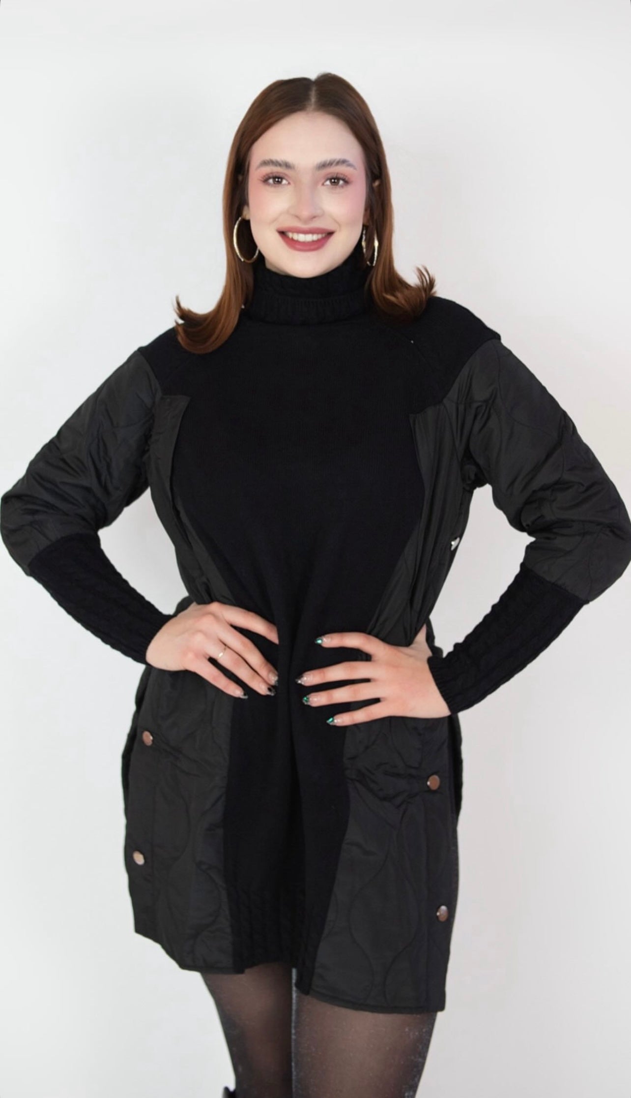 Vestido Jacket Noir Chic