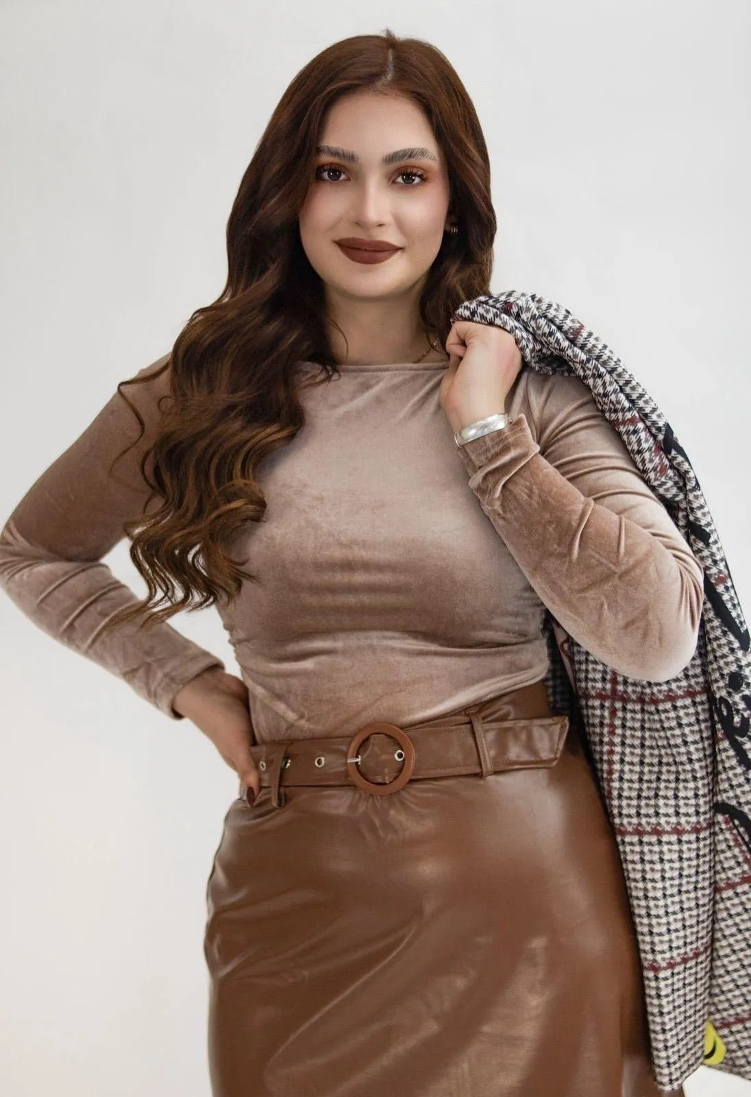 ✨ Blusa de Terciopelo Manga Larga – Soft Luxury ✨ - kirys.boutique